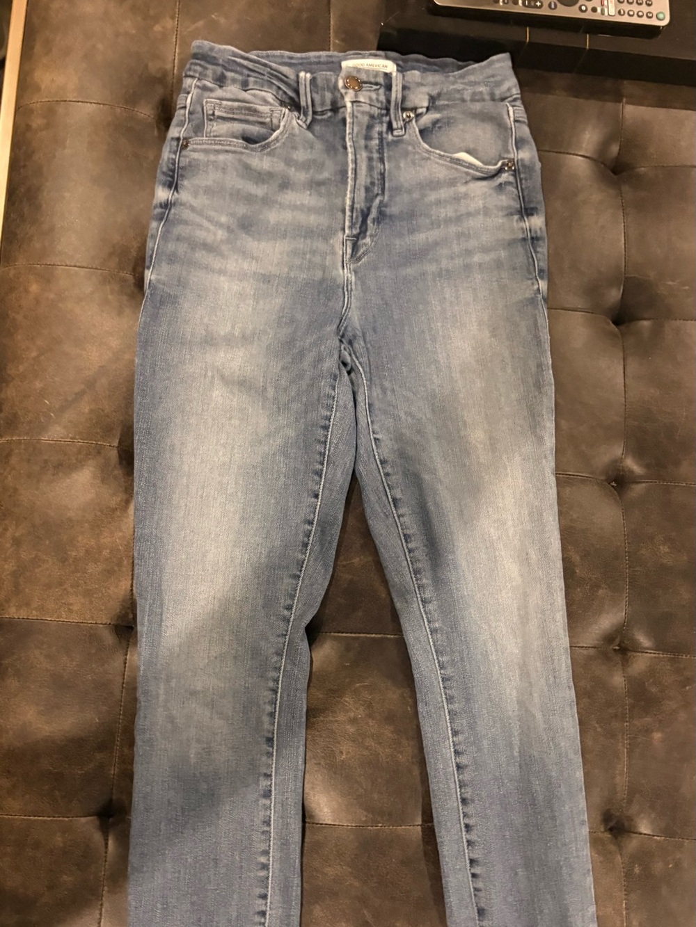 Good American Light Blue Skinny Jeans